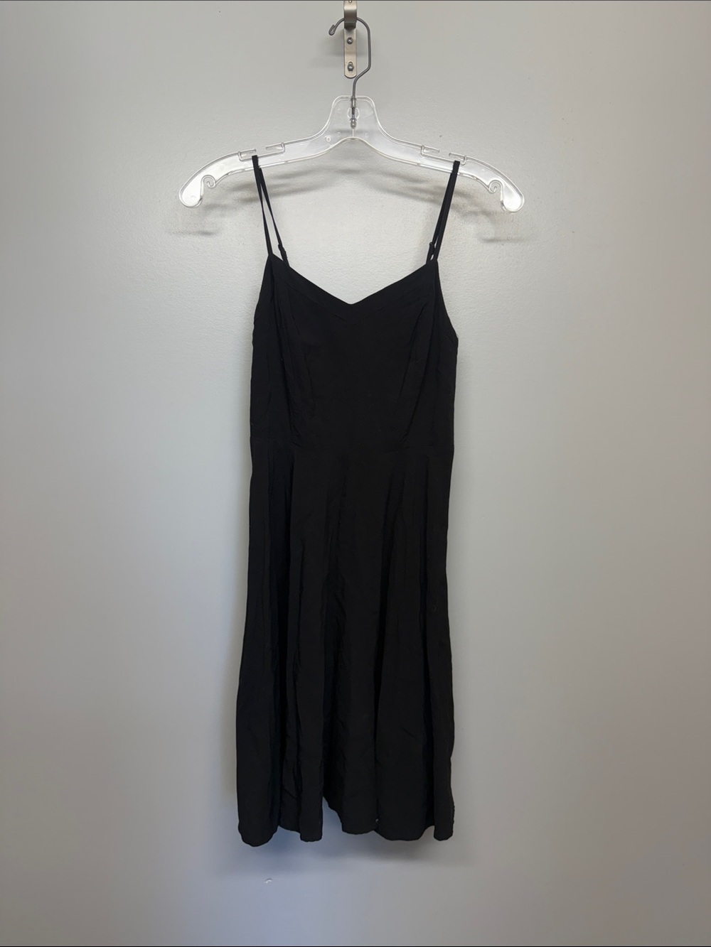 Old Navy Black Spaghetti Strap Midi Dress